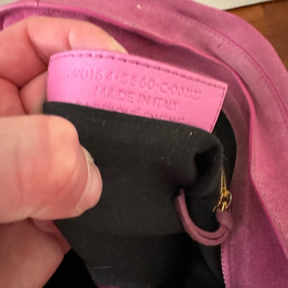 BALENCIAGA PINK SUEDE “RARE BAG” worn but still in good shape …. Authentic - Picture 11 of 12